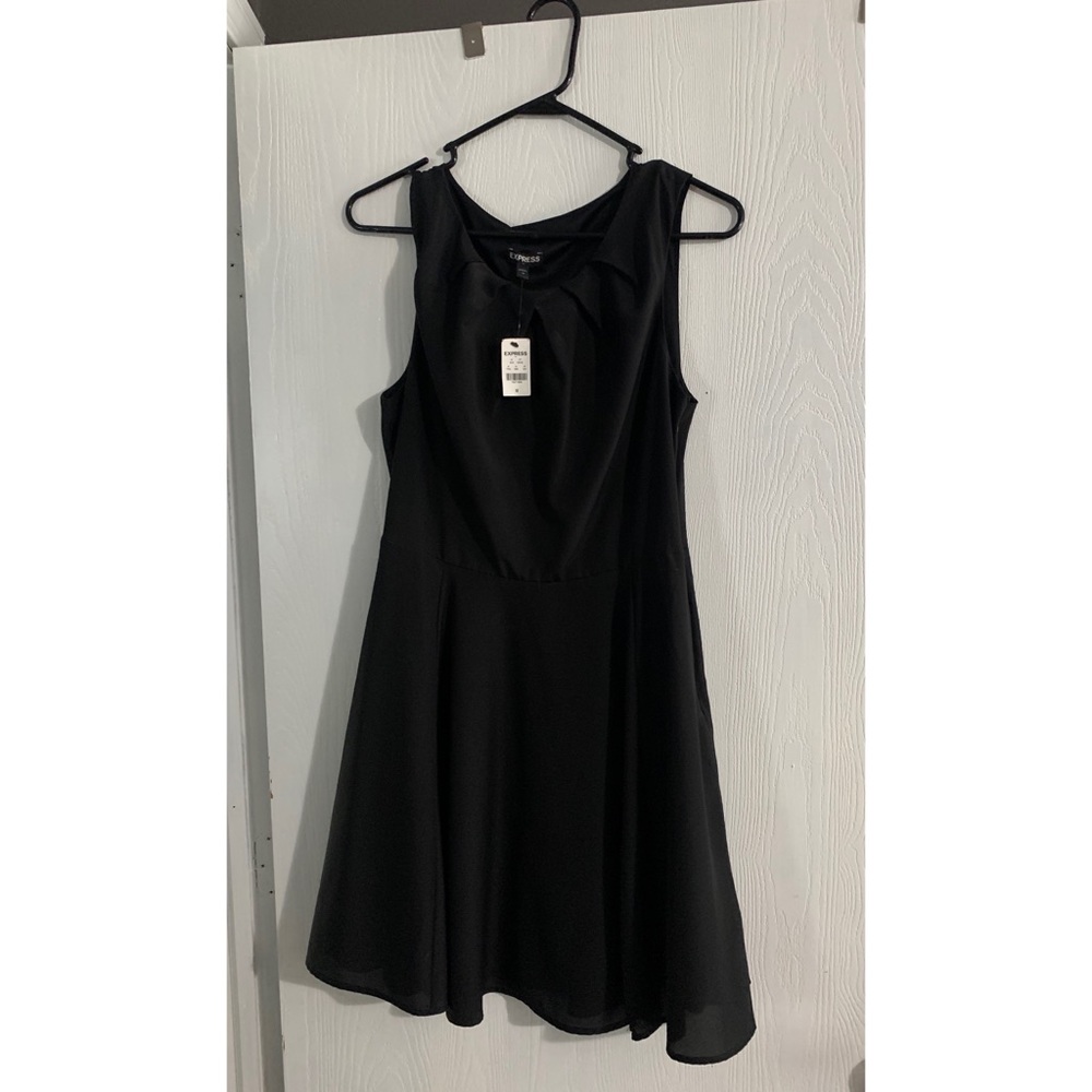 Woman’s black dress